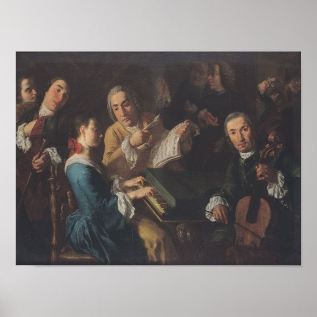 Das Konzert, c.1755 Poster (Vorne)