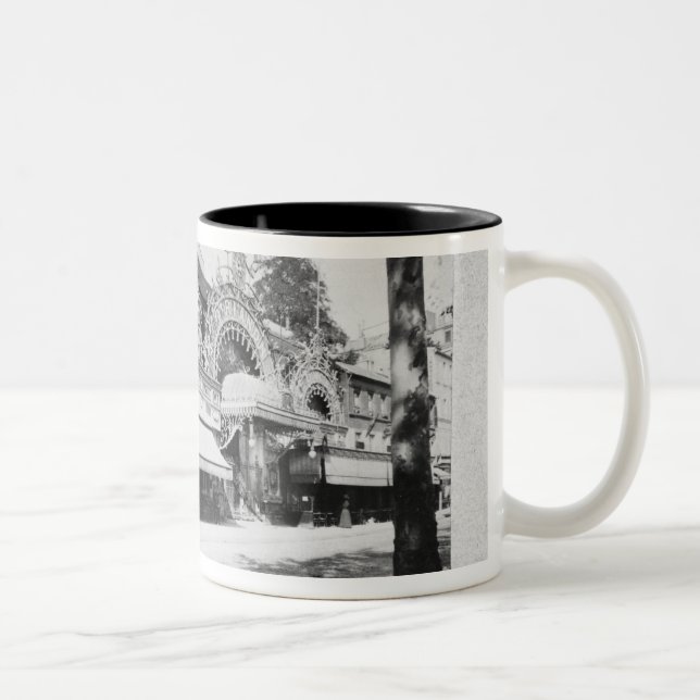 Das Konzert de Trianon in Paris Zweifarbige Tasse (Rechts)