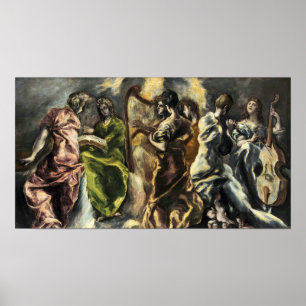 Das Konzert der Engel El Greco Poster