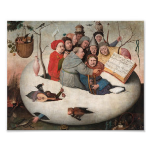 Das Konzert im Ei von Hieronymus Bosch Fotodruck