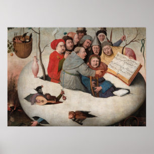 Das Konzert im Ei von Hieronymus Bosch Poster