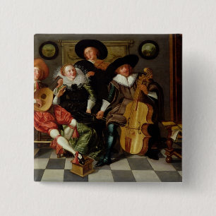 Das Konzert (Öl auf Platte) Button