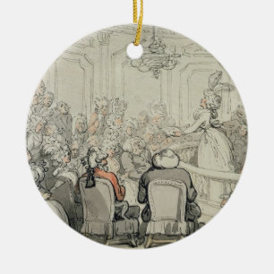 Das Konzert, "von den Szenen am Bad", c.1795-1800 Keramikornament