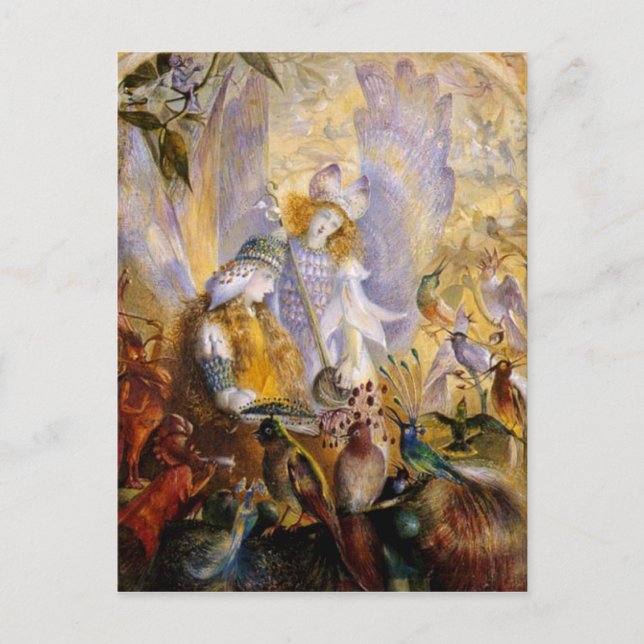 "Das Konzert" von Fitzgerald Postkarte (Vorderseite)