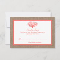 Das Korallenriff auf der Burlap Boho Beach Wedding