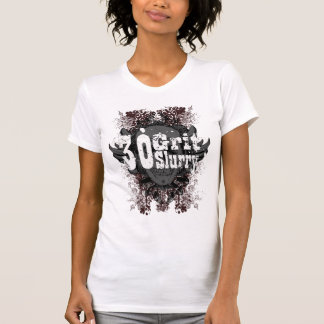 das Korn-Schlamm camisol Spitze der Frauen 30 mit T-Shirt