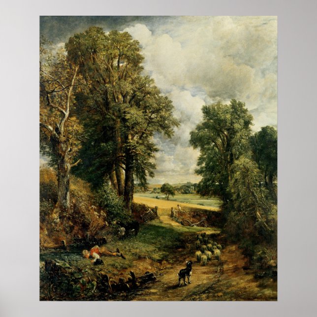 Das Kornfeld, 1826 Poster (Vorne)