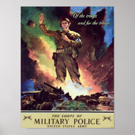Das Korps der Militärpolizei - Rekrutierung des Zw Poster