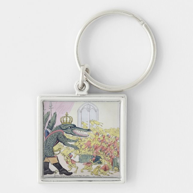 Das korsische Krokodil Schlüsselanhänger (Vorne)