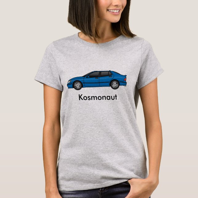 das kosmische Blau der kosmonauts 2002 T-Shirt (Vorderseite)
