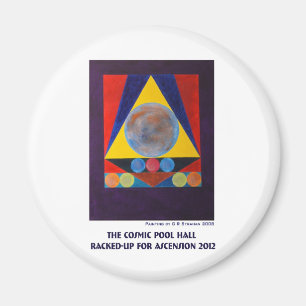 Das kosmische Pool Hall Stark beansprucht-Oben fü Magnet