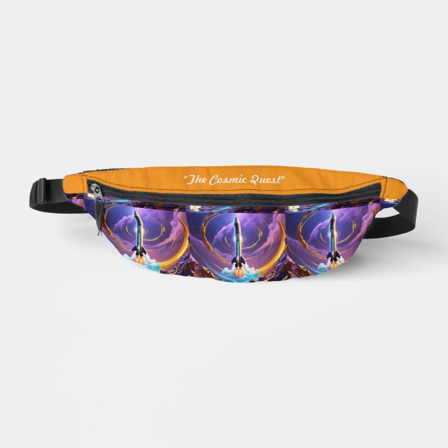 "Das kosmische Streben" Bauchtasche (Vorderseite)