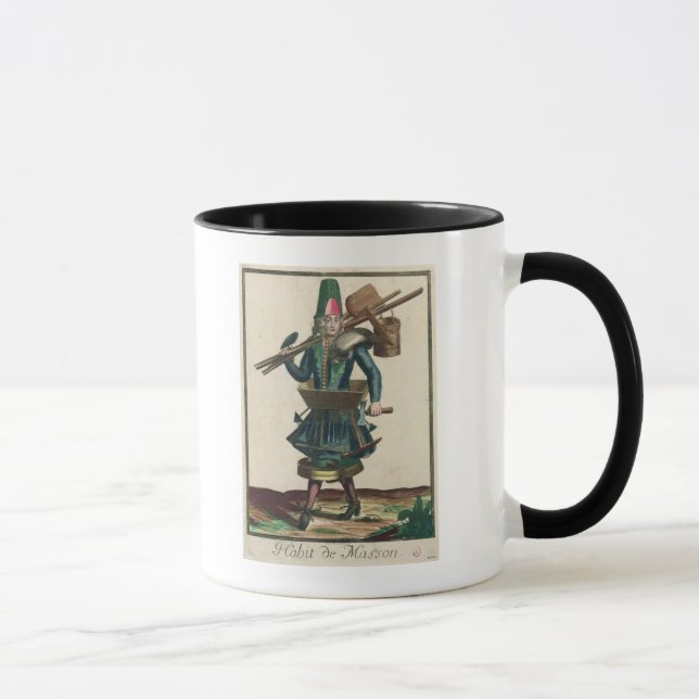 Das Kostüm des Maurers Tasse (Rechts)