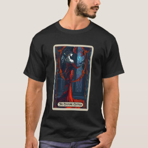 Das Kostüm Wels Lustiger Halloween Tarot Karten Te T-Shirt