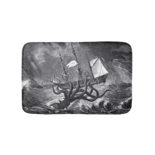 Das Kraken Badematte