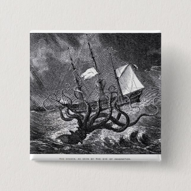 Das Kraken Button (Vorderseite)