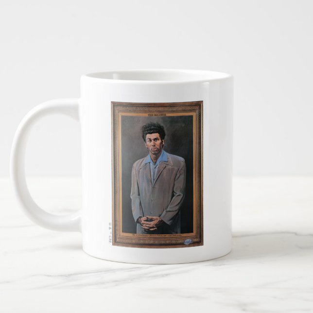 Das Kramer-Porträt Jumbo-Tasse (Links)
