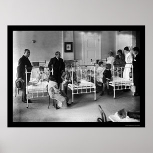Das Krankenhaus der Kinder in New York 1920 Poster