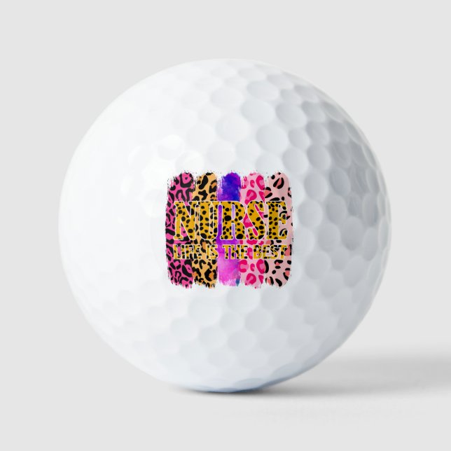 Das Krankenleben ist das beste (1) Golfball (Vorderseite)