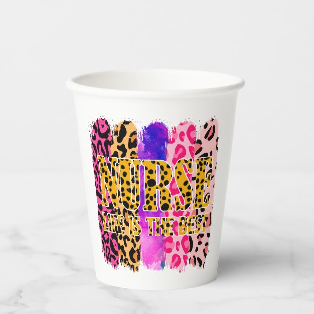 Das Krankenleben ist das beste (1) Pappbecher (Vorderseite)