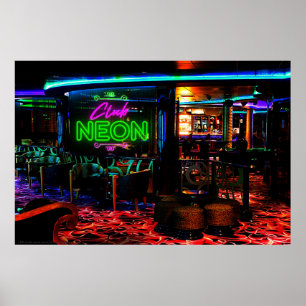 Das Krasse Mall "Club NEON"-Poster Poster