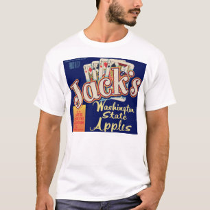 Das Kratetikett des Jacks in Washington Staat Appl T-Shirt