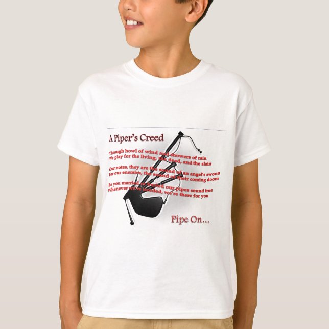 Das Kredo des Pfeifers T-Shirt (Vorderseite)