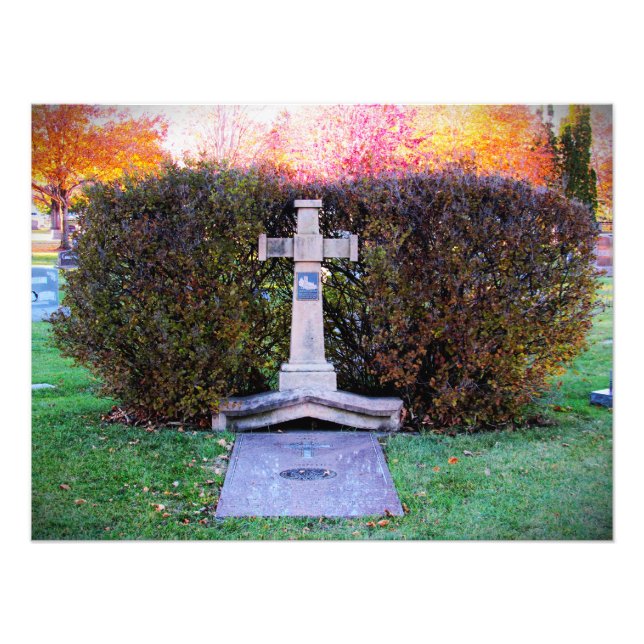 "Das Kreuz des Heiligen Michael" Fotodruck (Vorne)