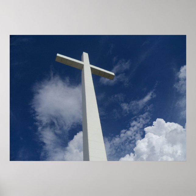 Das Kreuz des wiederauferstandenen Christ Poster-F Poster (Vorne)