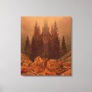 Das Kreuz in den Bergen, 1812 (Öl auf Leinwand) Leinwanddruck