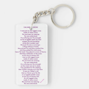 Das Kreuz-Schlüsselanhänger des Kalvarienbergs Schlüsselanhänger