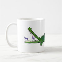 Das Krokodil und seine Freund-Tasse