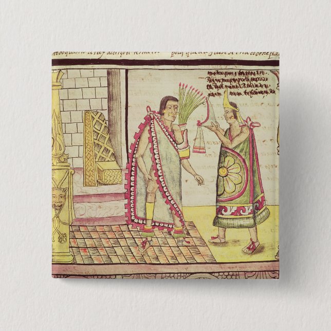 Das Krönen von Montezuma II Button (Vorderseite)