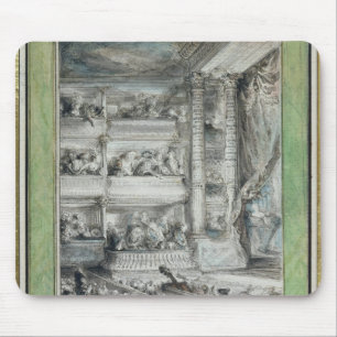 Das Krönen von Voltaire am Theater Francais Mousepad