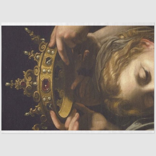 Das Kronenentkundungspapier Seidenpapier (Vorderseite)