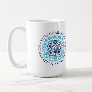 Das KrönungsEmblem des Königs Charles 2023 Kaffeetasse