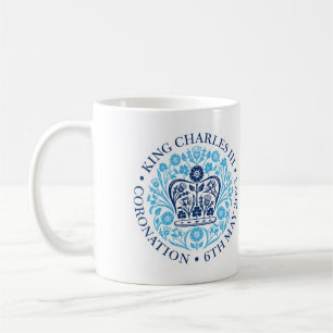 Das KrönungsEmblem des Königs Charles 2023 Kaffeetasse