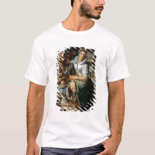 Das Küchen-Mädchen (mit Christus, Mary und Marth T-Shirt