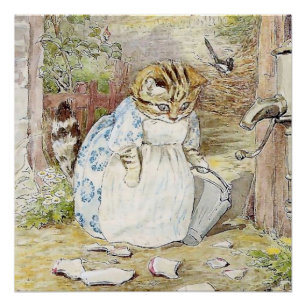Das Kuchen und der Patty Pan von Beatrix Potter Poster