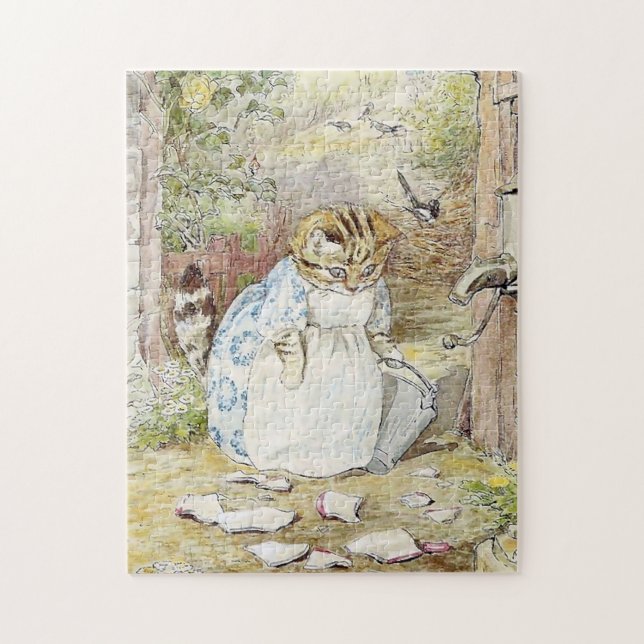 Das Kuchen und der Patty Pan von Beatrix Potter Puzzle (Vertikal)