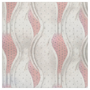 Das kühne, metallische 3D Red Cream Texture Look Stoff