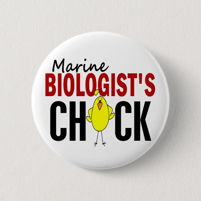 DAS KÜKEN DES MARINEbiologen Button (Vorderseite)