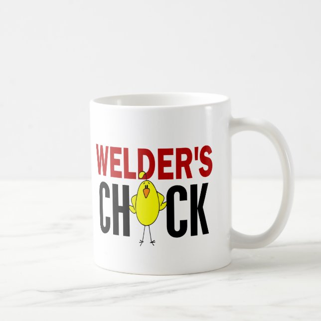 Das Küken des Schweißers Tasse (Rechts)