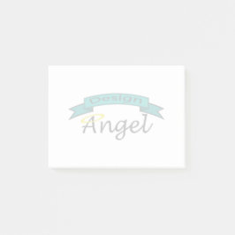 Das kundenspezifische Logo, das Post-it Klebezettel