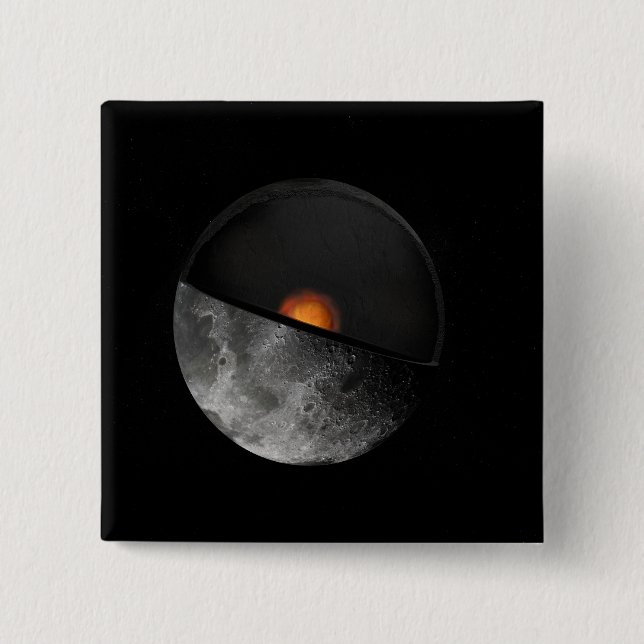 Das künstlerische Konzept zeigt einen möglichen in Button (Vorderseite)