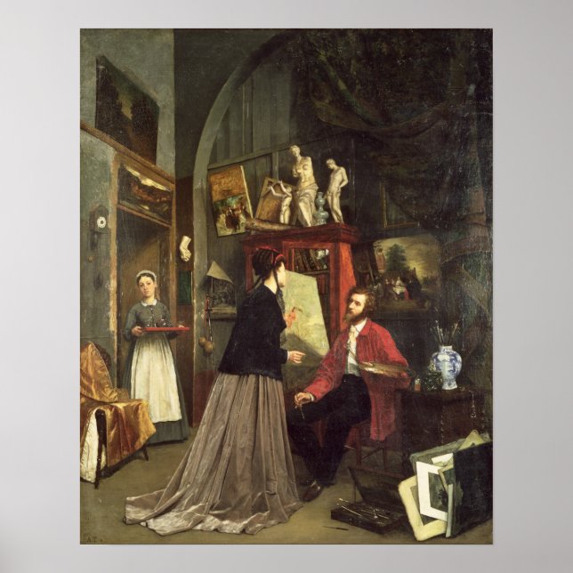 Das Künstlerstudio Poster (Vorne)