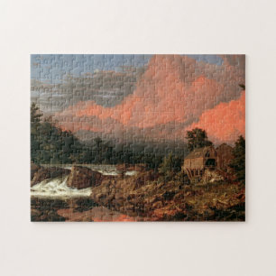 Das Kunstpuzzle der Kirche "Rutland Falls" Puzzle