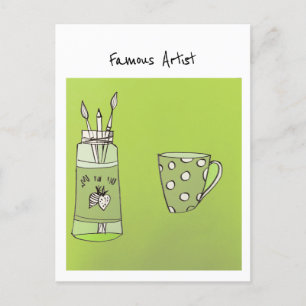 Das Kunstwerk Ihres Kindes auf einer Postkarte