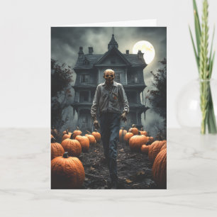 Das Kürbisverkäufer Halloween Karte