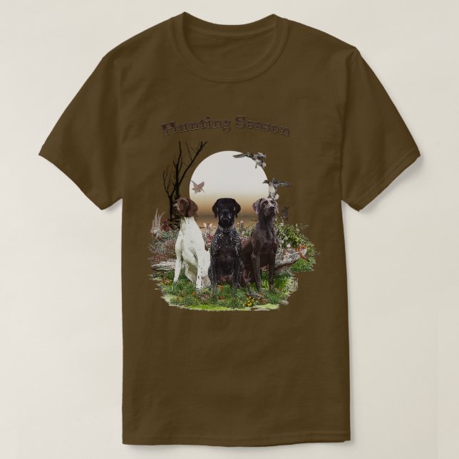 Das kurzhaarige deutsche APS T-Shirt (Design vorne)